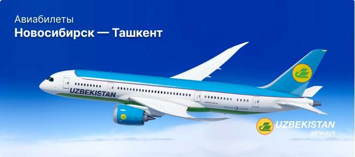 Как найти выгодные авиабилеты Новосибирск ‒ Ташкент